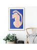 Orangewallz Gerahmter Kunstdruck "Blue Panther"