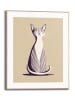 Orangewallz Gerahmter Kunstdruck "Sweet Cat"