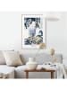 Orangewallz Gerahmter Kunstdruck "Hokusai - Waterfall"