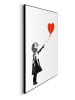 Orangewallz Gerahmter Kunstdruck "Girl with red balloon"