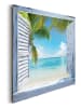 Orangewallz Kunstdruk "Beach Shutters"