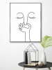 Orangewallz Druk artystyczny "Smelly" w ramce