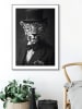 Orangewallz Ingelijste kunstdruk "Panther Sui" - (B)50 x (H)70 cm
