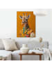 Orangewallz Gerahmter Kunstdruck "Giraffe"