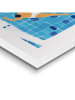 Orangewallz Ingelijste kunstdruk "Pool Fun"