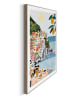 Orangewallz Gerahmter Kunstdruck "Amalfi Coast"