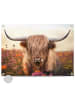 Orangewallz Outdoorkunstdruk ''Flower Field Highlander''