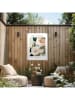 Orangewallz Outdoor-Kunstdruck "Jardin Pastels"