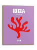 Orangewallz Gerahmter Kunstdruck "Destination Ibiza"