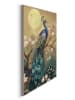 Orangewallz Ingelijste kunstdruk "Shiny Peacock" - (B)50 x (H)70 cm