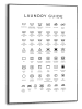 Orangewallz Ingelijste kunstdruk "Laundry Guide" - (B)50 x (H)70 cm