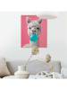 Orangewallz Ingelijste kunstdruk "Alpaca Bubblegum" - (B)40 x (H)50 cm