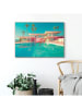 Orangewallz Gerahmter Kunstdruck "Palm Spring Flamingo"