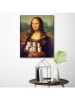 Orangewallz Ingelijste kunstdruk "Toilet Mona Lisa"