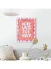 Orangewallz Gerahmter Kunstdruck "More Amor"