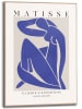 Orangewallz Gerahmter Kunstdruck "Blue Matisse Figure"