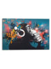 Orangewallz Kunstdruck "Chimp - blue streetart"