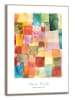 Orangewallz Gerahmter Kunstdruck "Paul Klee - geometrical abstract"