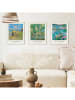 Orangewallz 3-delige set: ingelijste kunstdrukken "Monet"