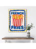 Orangewallz Ingelijste kunstdruk "French Fries"