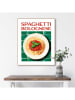 Orangewallz Gerahmter Kunstdruck "Spaghetti Bolognese"