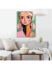 Orangewallz Druk artystyczny "Vibrant Woman II" w ramce