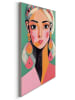 Orangewallz Druk artystyczny "Vibrant Woman II" w ramce