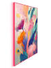 Orangewallz Druk artystyczny "Colourful Painted Flowers II" w ramce