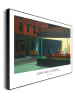Orangewallz Druk artystyczny "Edward Hopper - Nighthawks" w ramce