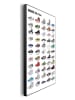 Orangewallz Ingelijste kunstdruk "Sneakers - Hall of Fame"