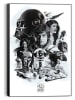 Orangewallz Ingelijste kunstdruk "Star Wars - 40th Anniversary"