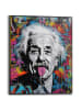 Orangewallz Gerahmter Kunstdruck "Einstein Tongue"