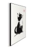 Orangewallz 3-delige set: ingelijste kunstdrukken "Zen Cats"