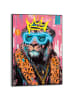 Orangewallz Ingelijste kunstdruk "Neon King"