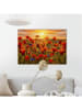 Orangewallz Gerahmter Kunstdruck "Summer Poppies"