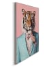Orangewallz Gerahmter Kunstdruck "Beau Tie Tiger"