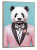 Orangewallz Gerahmte Kunstdruck "Beau Tie Panda"