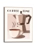 Orangewallz Gerahmter Kunstdruck "Coffee Time"