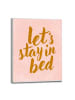Orangewallz Druk artystyczny "Stay in Bed" w ramce