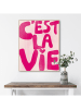 Orangewallz Gerahmter Kunstdruck ''C'est La Vie II''