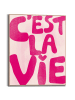 Orangewallz Gerahmter Kunstdruck ''C'est La Vie II''