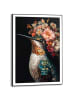 Orangewallz Gerahmter Kunstdruck "Hummingbird Flowers"