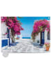 Orangewallz Outdoor-Kunstdruck "Greek Street"