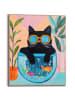 Orangewallz Druk artystyczny "Cat Fish" w ramce