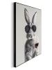 Orangewallz Gerahmter Kunstdruck ''Rabbit Pose''