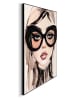 Orangewallz Gerahmter Kunstdruck "Big Glasses Portrait"