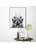 Orangewallz Gerahmter Kunstdruck ''Racoon Paper Surprise''