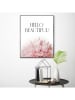 Orangewallz Druk artystyczny "Hello" w ramce