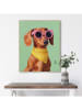 Orangewallz Gerahmter Kunstdruck ''Dachshund''