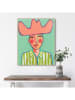 Orangewallz Ingelijste kunstdruk ''Cowboy''